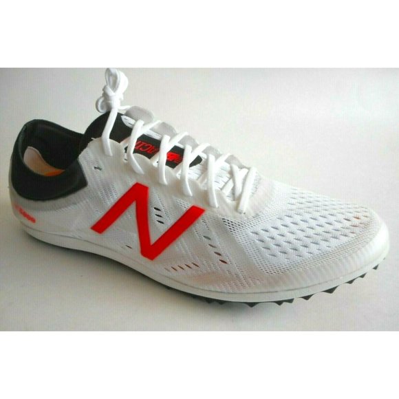 New Balance Other - NEW BALANCE LD5000 Men's Size 12 White Red Track Running Spikes Athletic…